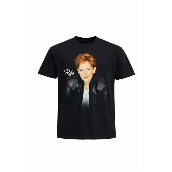 Redwood Tops - Vintage 00 Reba So Good Together Concert Tour Europe Black Size L